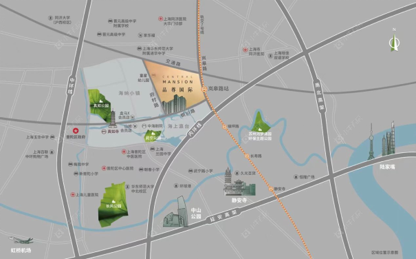 上海品尊国际三期小区_品尊国际三期小区区位图