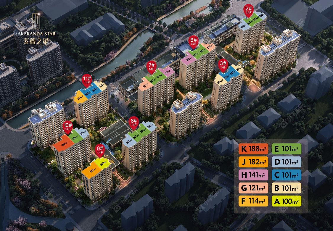 上海宝华紫薇之星在售新楼盘沙盘图