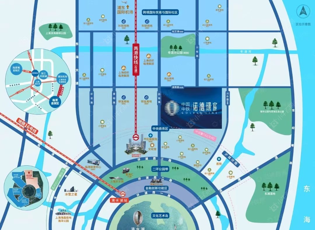 上海中铁诺德璟宸小区_中铁诺德璟宸小区区位图