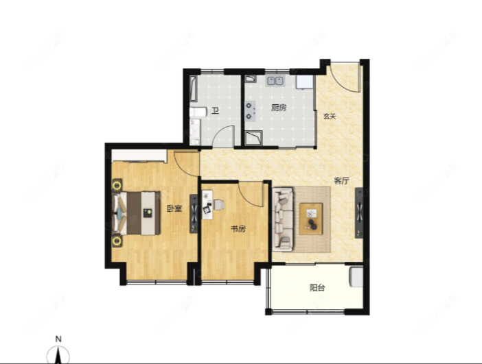 未来港元启建面71户型图