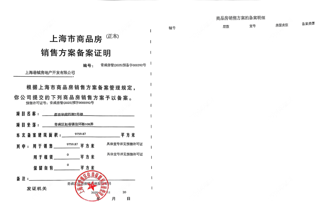 上海华发虹桥四季在售新楼盘null