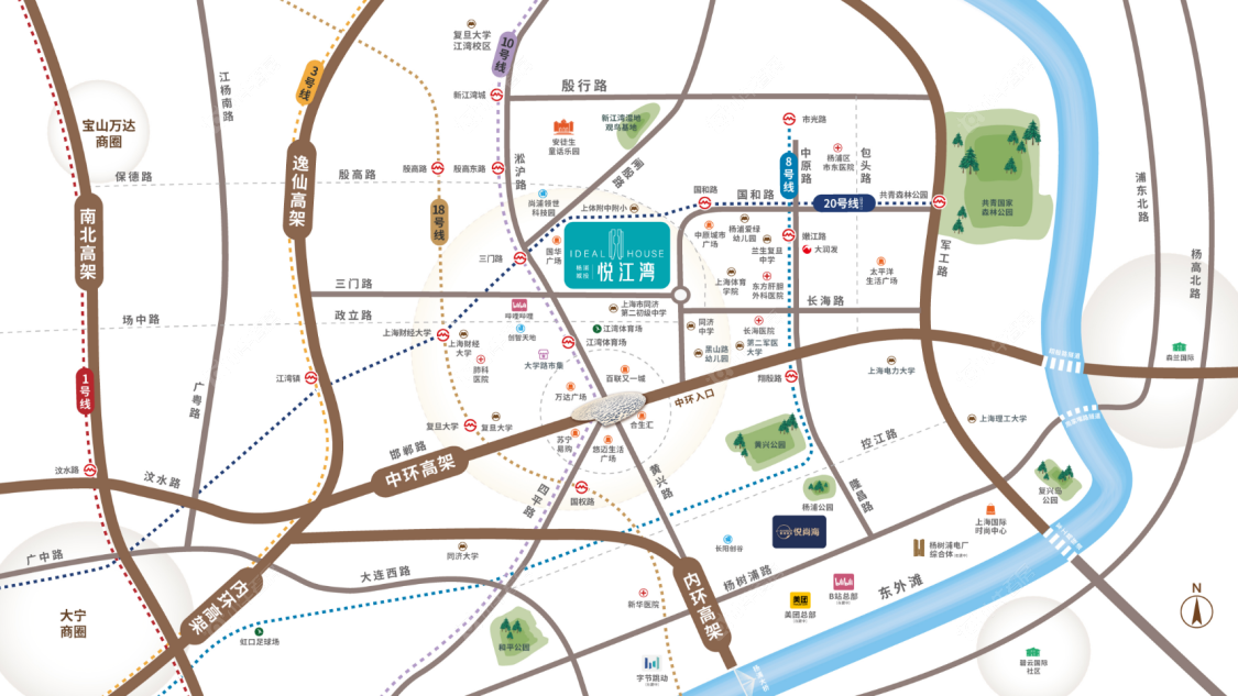 上海杨浦城投悦江湾在售新楼盘null